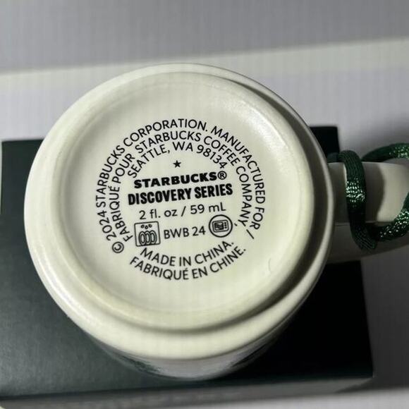 Starbucks New York State Ornament 2oz Mini Cup Mug Discovery Series NYS BONUS - Picture 7 of 9